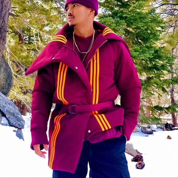 New Adidas X Ivy Park Asymmetrical Coat 